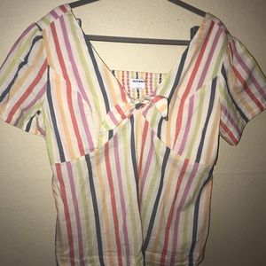 Old Navy Summer Cotton Top Multi-Colored